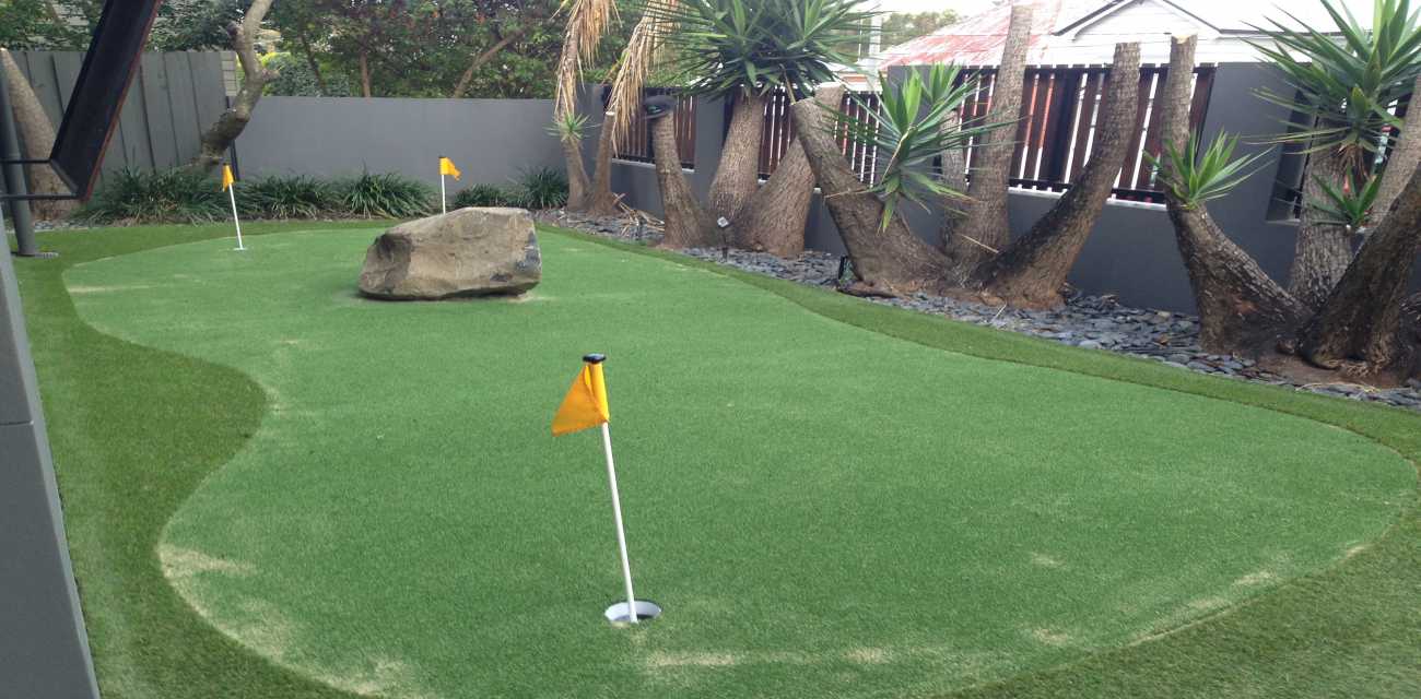 Luxe Putt has Extra long warranty due to durability of turf.